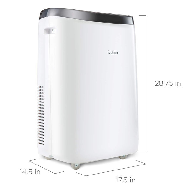 Ivation 14,000 BTU Portable Air Conditioner with Remote Wayfair